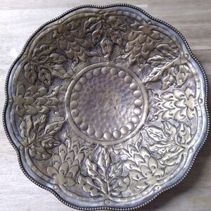 Ornate Gold Decorative Plate